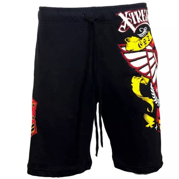 Xtreme Couture Affliction Men's Short GLIDE Sweat-short Athletic Fighter MMA - Picture 2 of 8